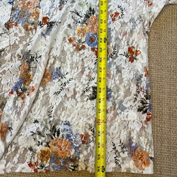Cato Floral Lace Kimono Womens Sz 18/20 Festival Romantic Lingerie Stretchy Boho - Picture 9 of 9